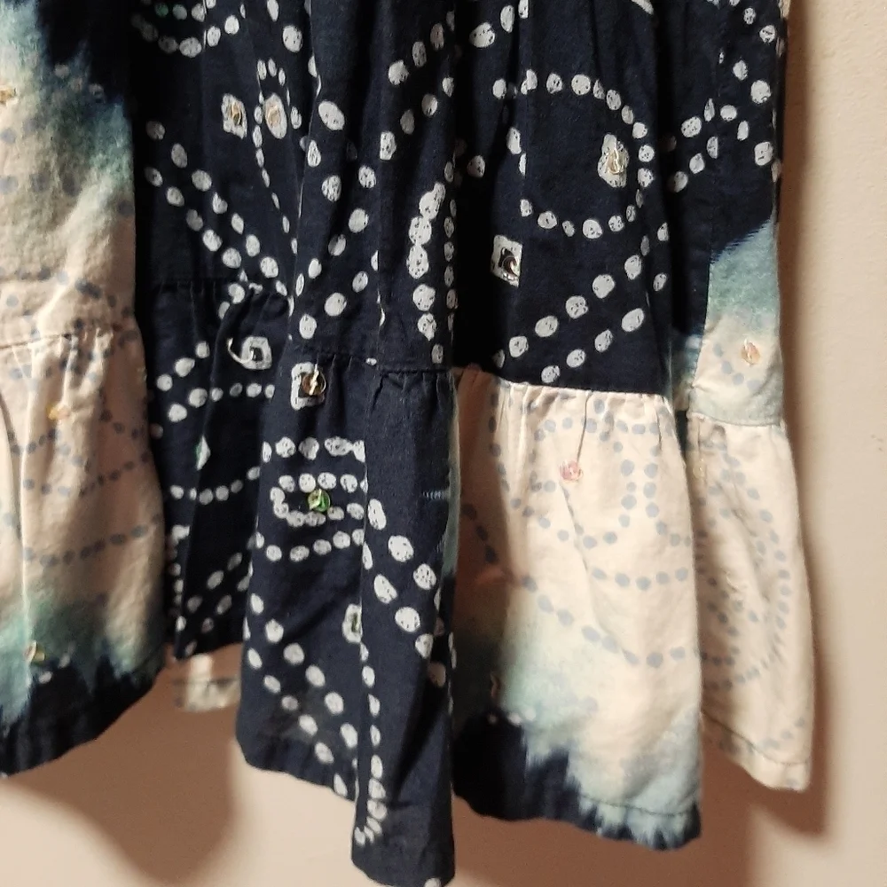 GAP kids sleeveless blue print sundress. Size XS